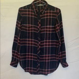 Women’s athleta flannel shirt size 2